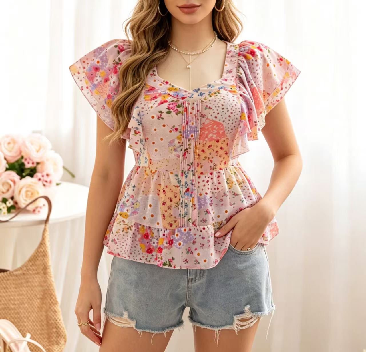 Summer Clothing Girl - Atasan Wanita Ukuran Besar Desain Khusus