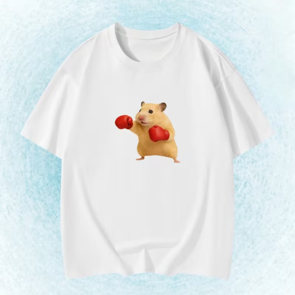 Summer Clothing Baby - Kaus Pola Hamster Lucu Meme Anak