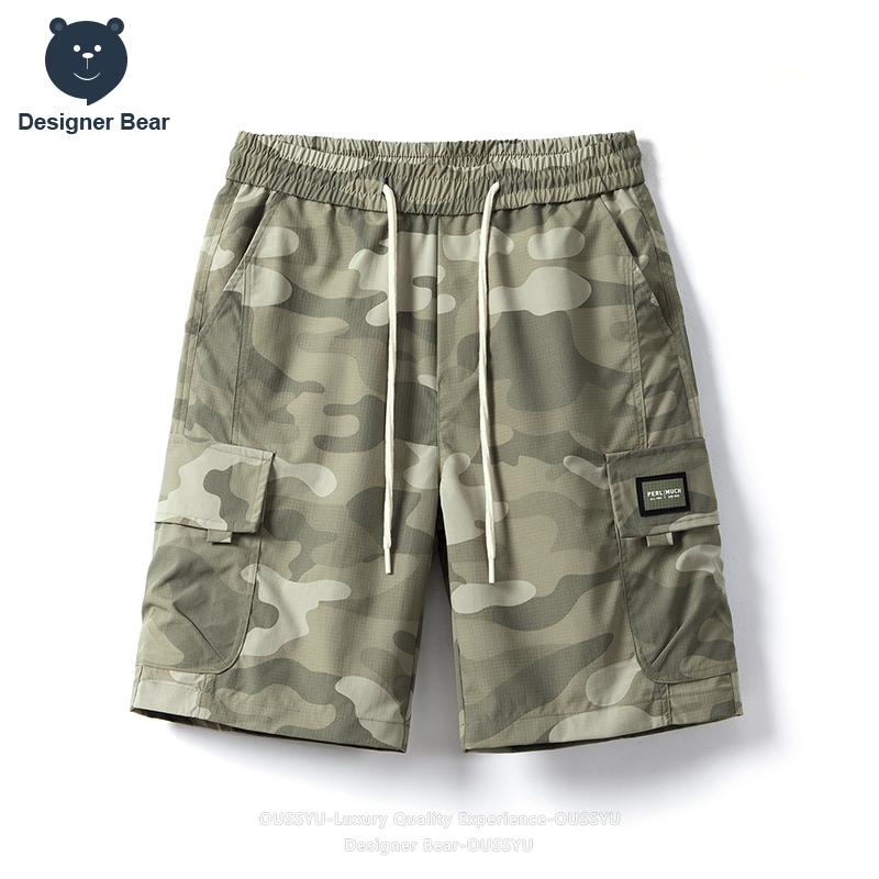 Summer Clothing Brands - Celana Pendek Cargo Camo Musim Panas