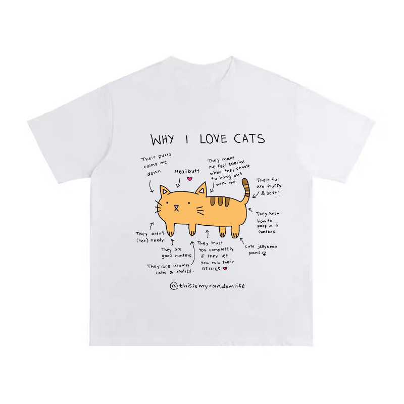 Summer Clothing Pictures - Kaus Cetak Gambar Analisis Kucing Kuning