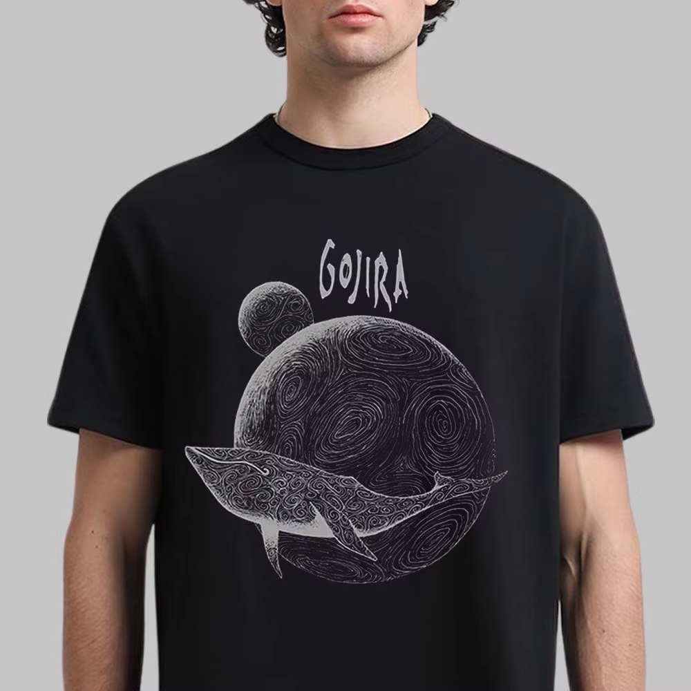 Summer Clothing Europe - Kaos Merch Gojira Metal Band Europe