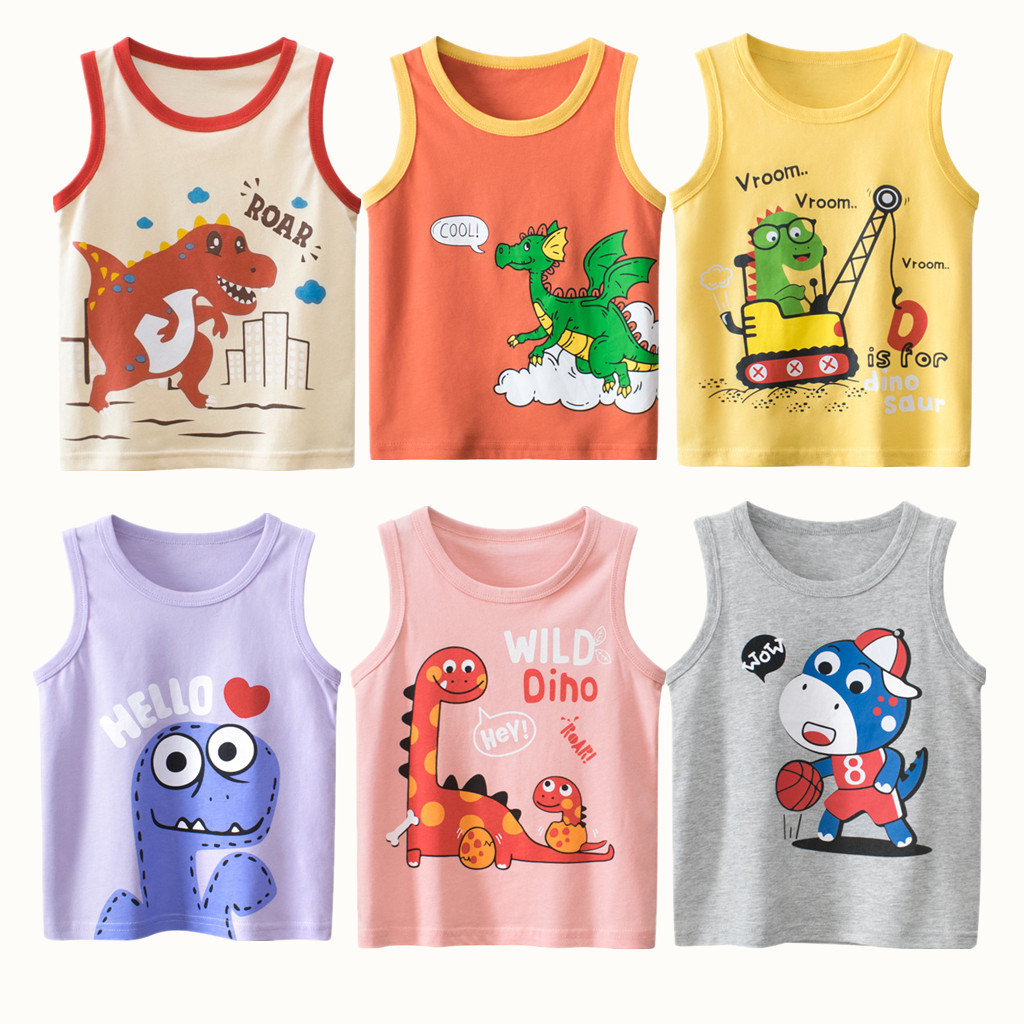Summer Clothing Baby Boy - 2023 musim panas anak-anak rompi untuk