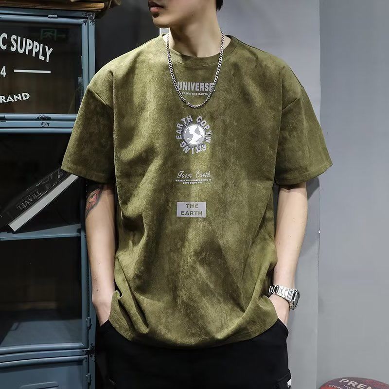 Kaus lengan pendek leher bulat - Summer Clothing Europe ulasan dan harga