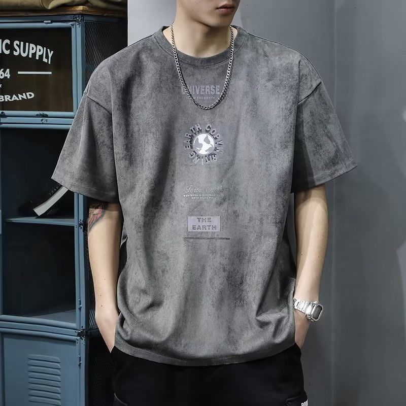 Kaus lengan pendek leher bulat - Summer Clothing Europe ulasan dan harga