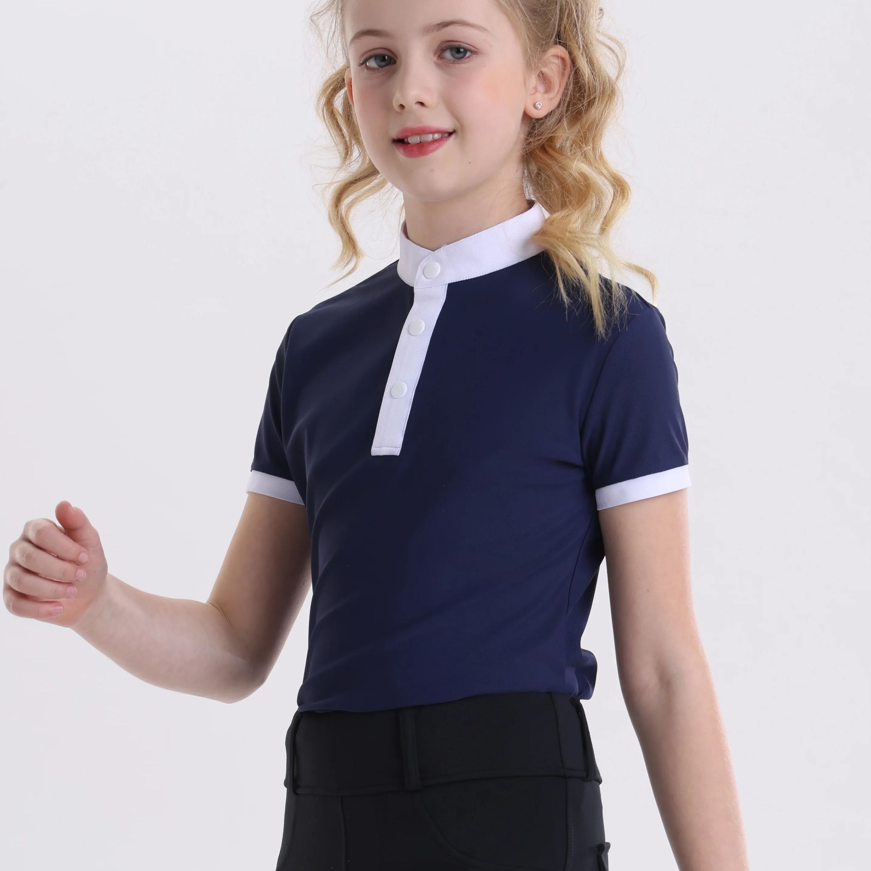 Kaos Berkuda Lengan Pendek Ana - Summer Equestrian Clothing ulasan dan harga