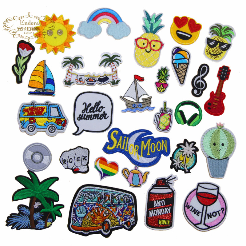 Barang Baru 10 Pcs Patch Bordi - Summer Clothing Pictures ulasan dan harga