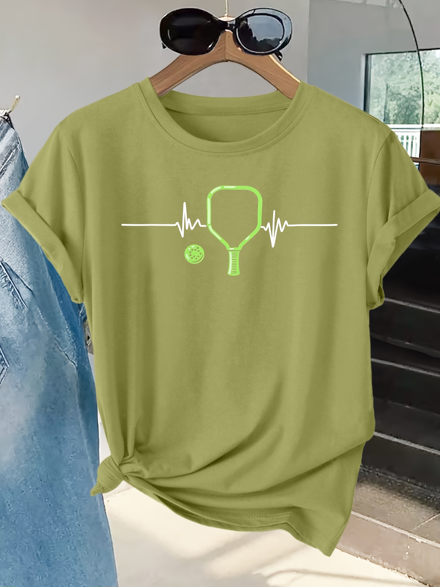 Kaos Wanita dengan Gambar Rake - Summer Clothing Pictures ulasan dan harga