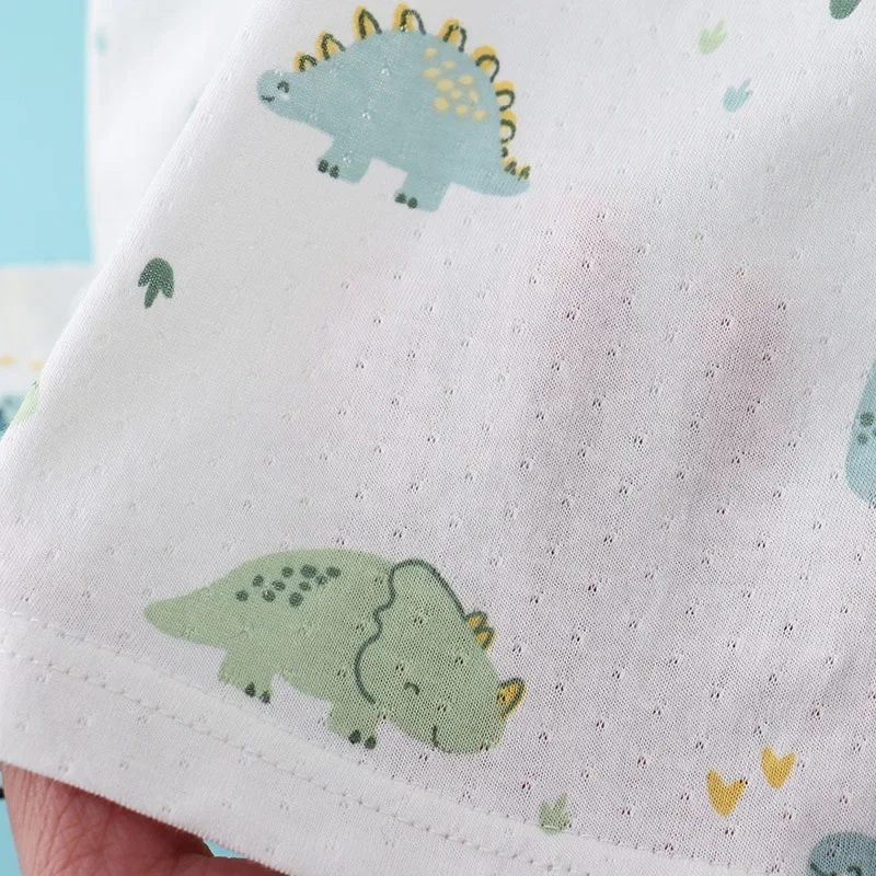 Setelan Rompi Katun Bambu Anak - Summer Clothing Baby Boy ulasan dan harga
