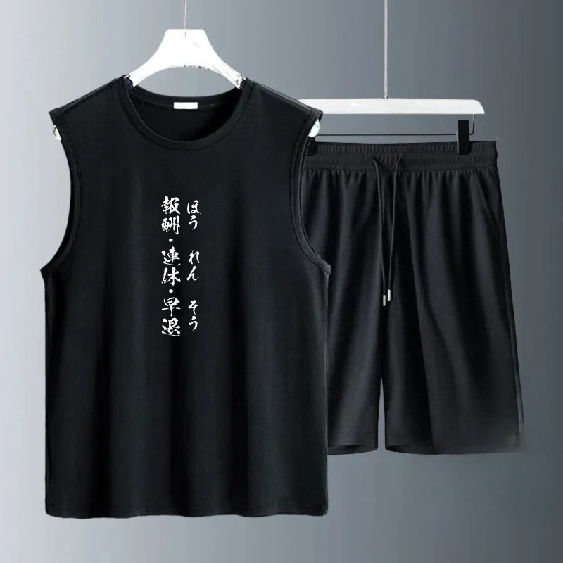Set Tank Top Pria Musim Panas  - Summer Youth Clothing ulasan dan harga