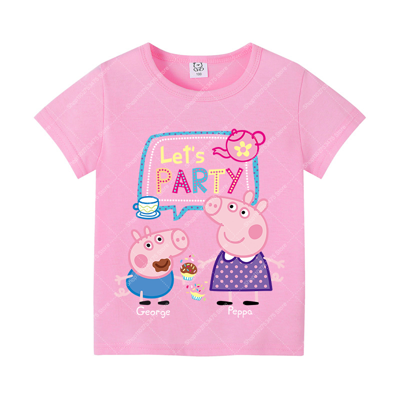 Kaus Katun Lucu Anak Perempuan - Summer Clothing Gifts ulasan dan harga