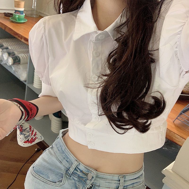 Baju Putih Lengan Puff musim p - Summer Youth Clothing ulasan dan harga