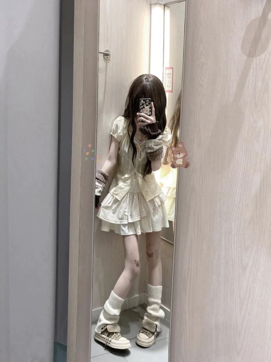 Set Baju Dua Potong Motif Bung - Summer Clothing Girl ulasan dan harga
