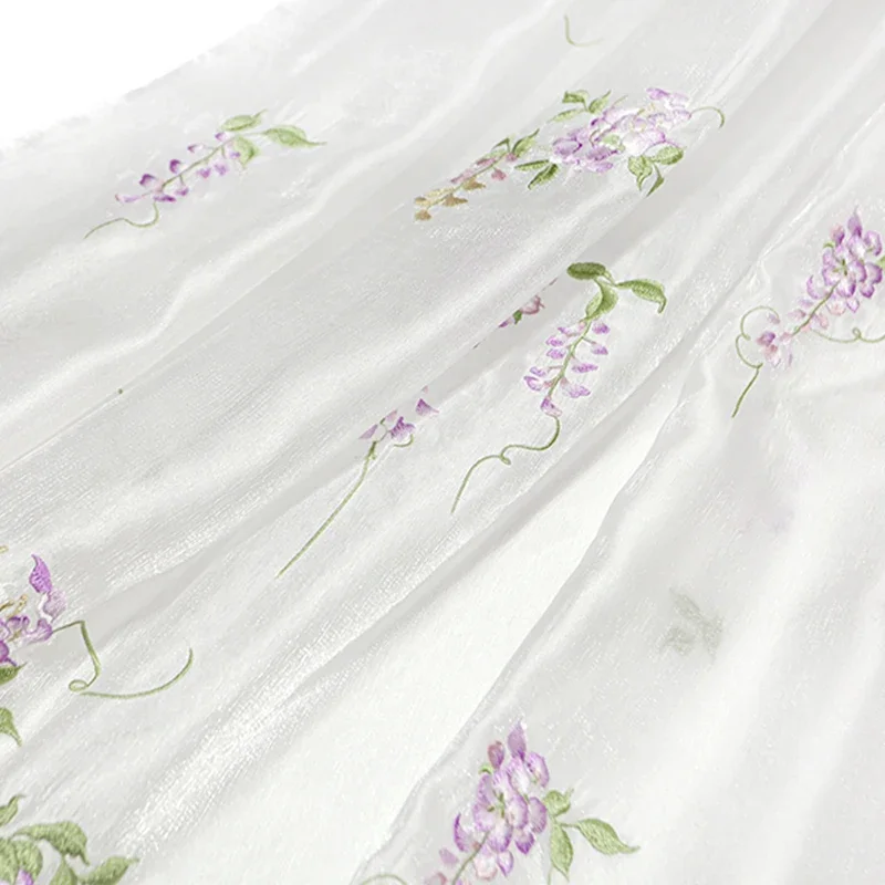 Kain bordir Wisteria DIY Hanfu - Summer Clothing Baby ulasan dan harga