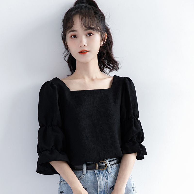 Atasan Kemeja Korea Polos Leng - Summer Youth Clothing ulasan dan harga