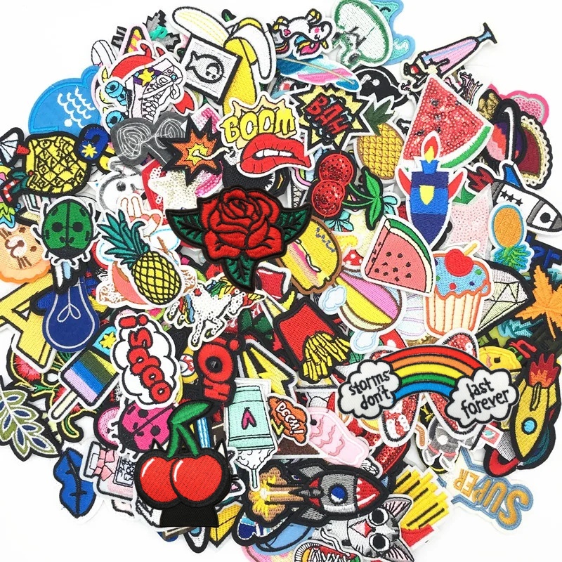 30 buah/lot Patch bordir campu - Summer Clothing Pictures ulasan dan harga